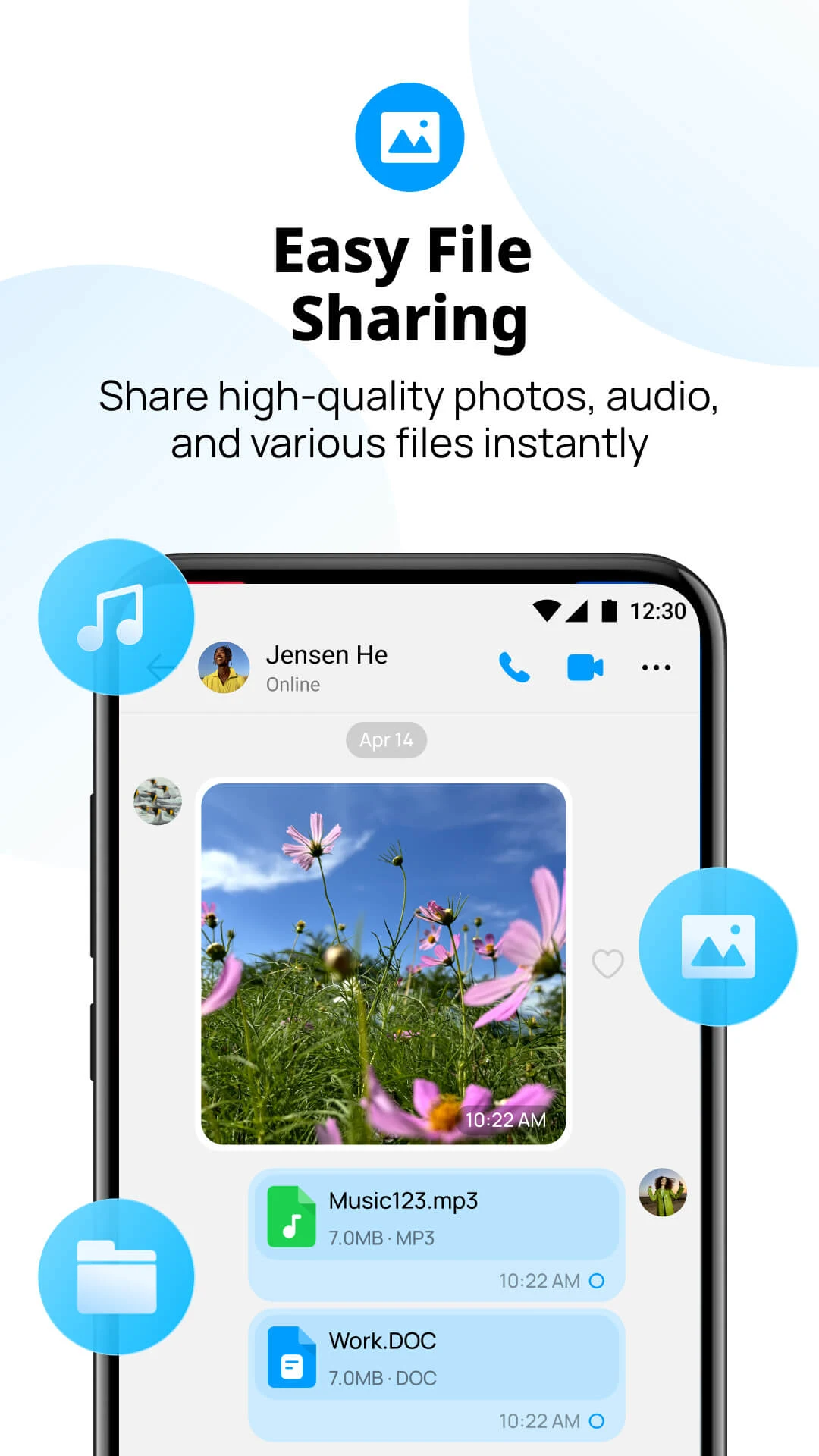 imo beta -video calls and chat screenshot