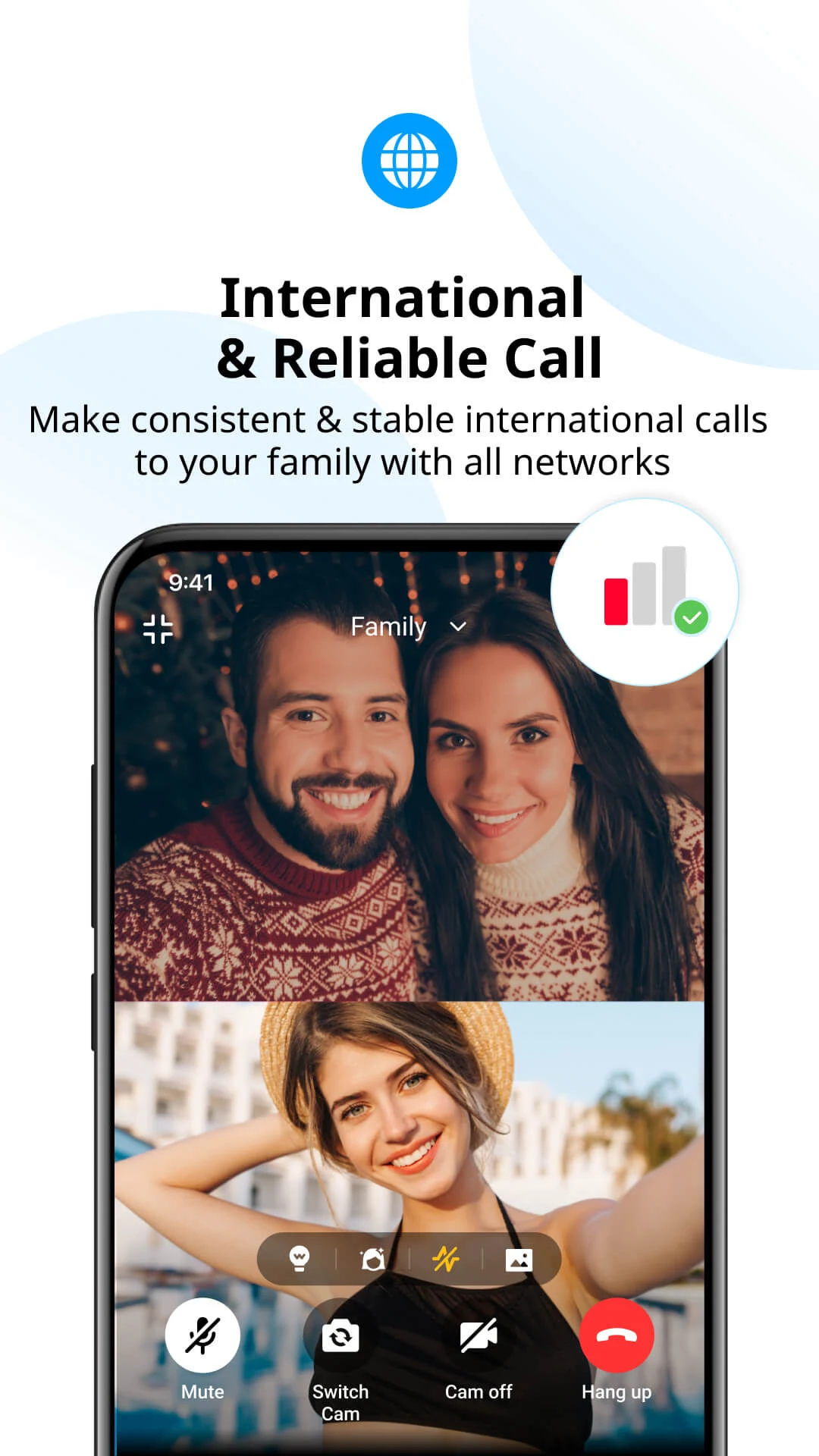 imo beta -video calls and chat screenshot
